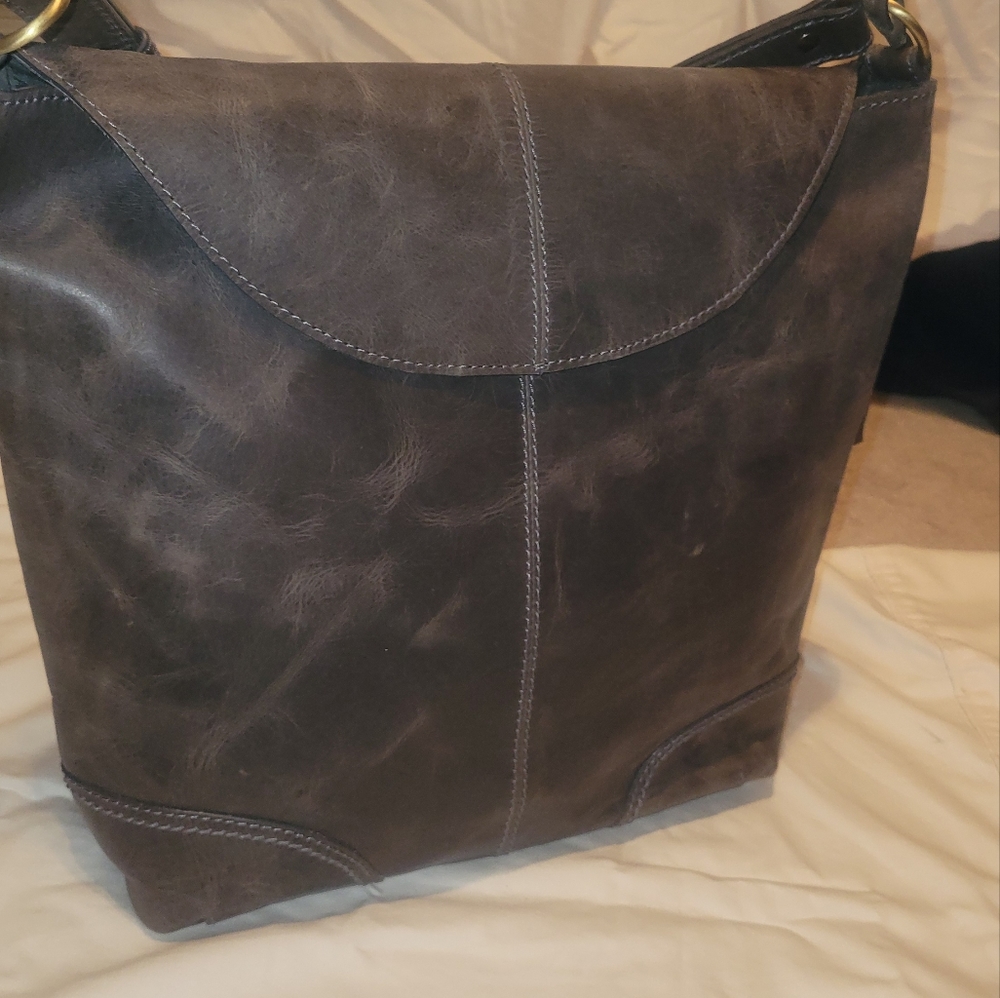 Diba True genuine leather small tote bag